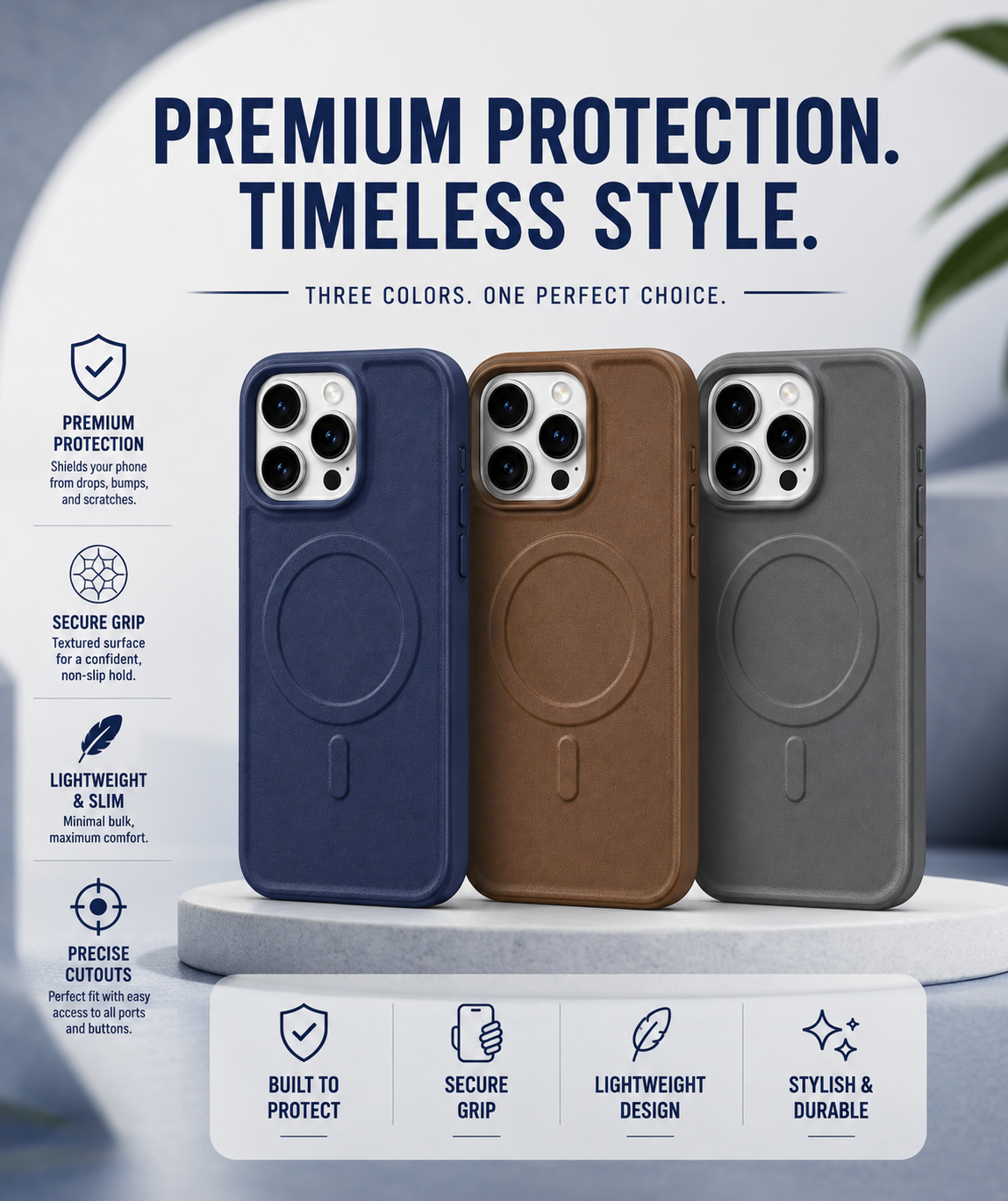 Luxe Magnetic Case Compatible with iPhone