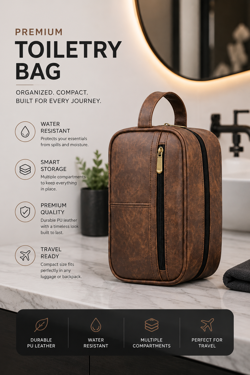 Heritage Premium Toiletry Bag
