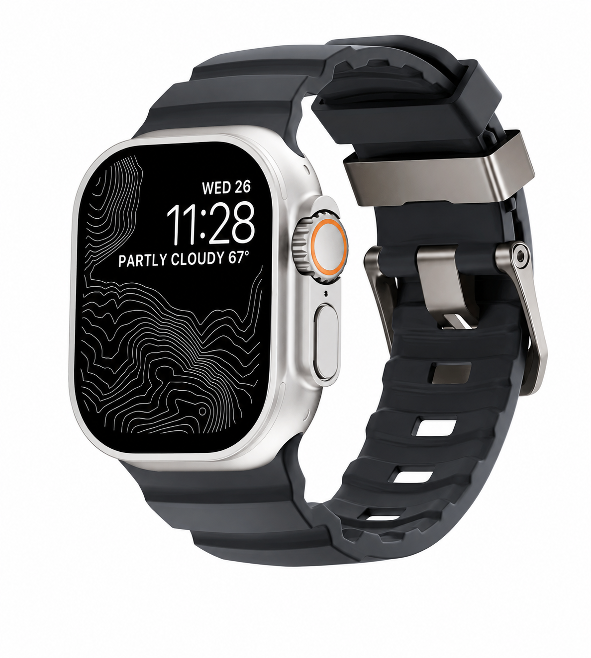 Soft Silicone Band Compatible with Apple Watch