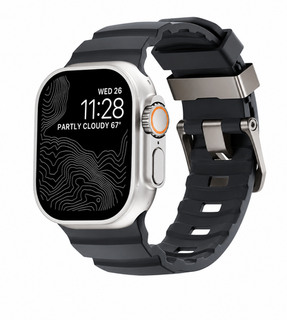 Soft Silicone Band Compatible with Apple Watch
