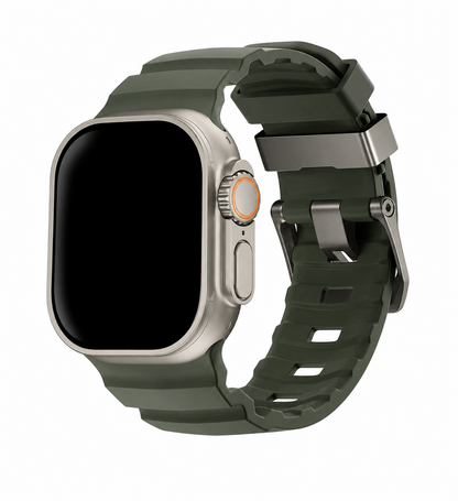 Soft Silicone Band Compatible with Apple Watch