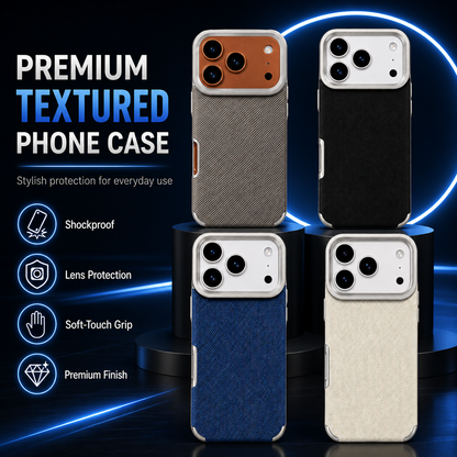 Signature Texture Case Compatible with iPhone