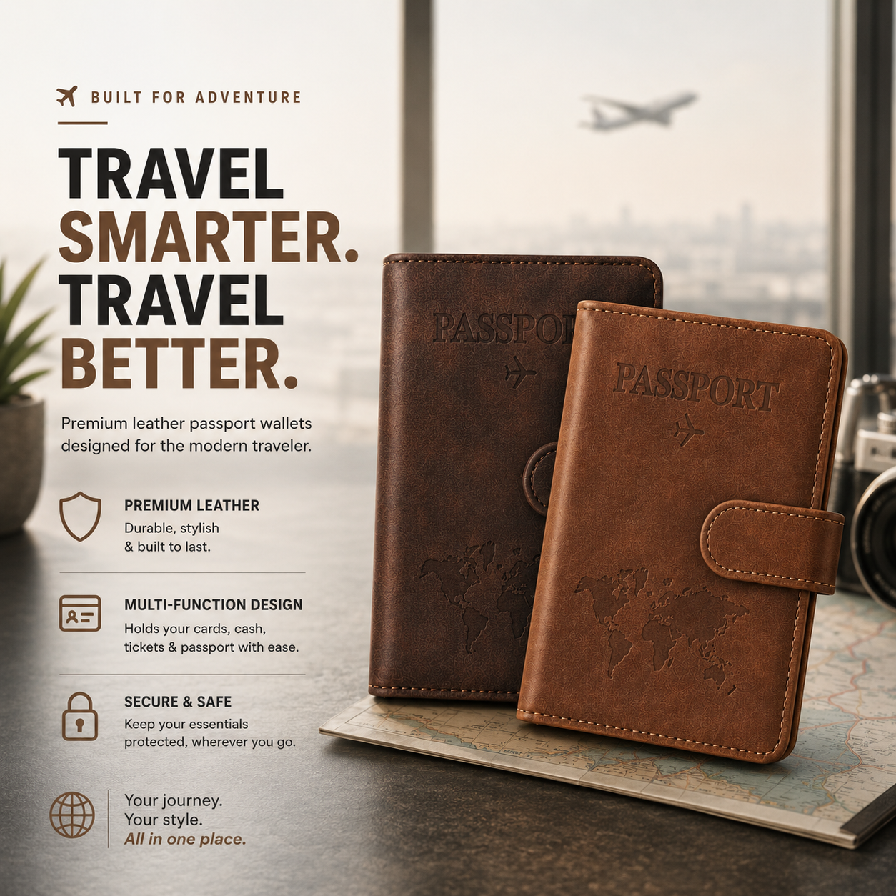 Travel Passport Wallet