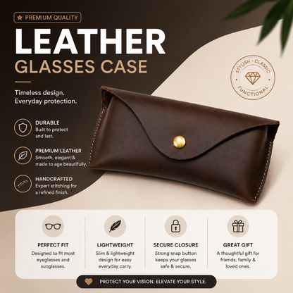 Leather Sunglasses Case