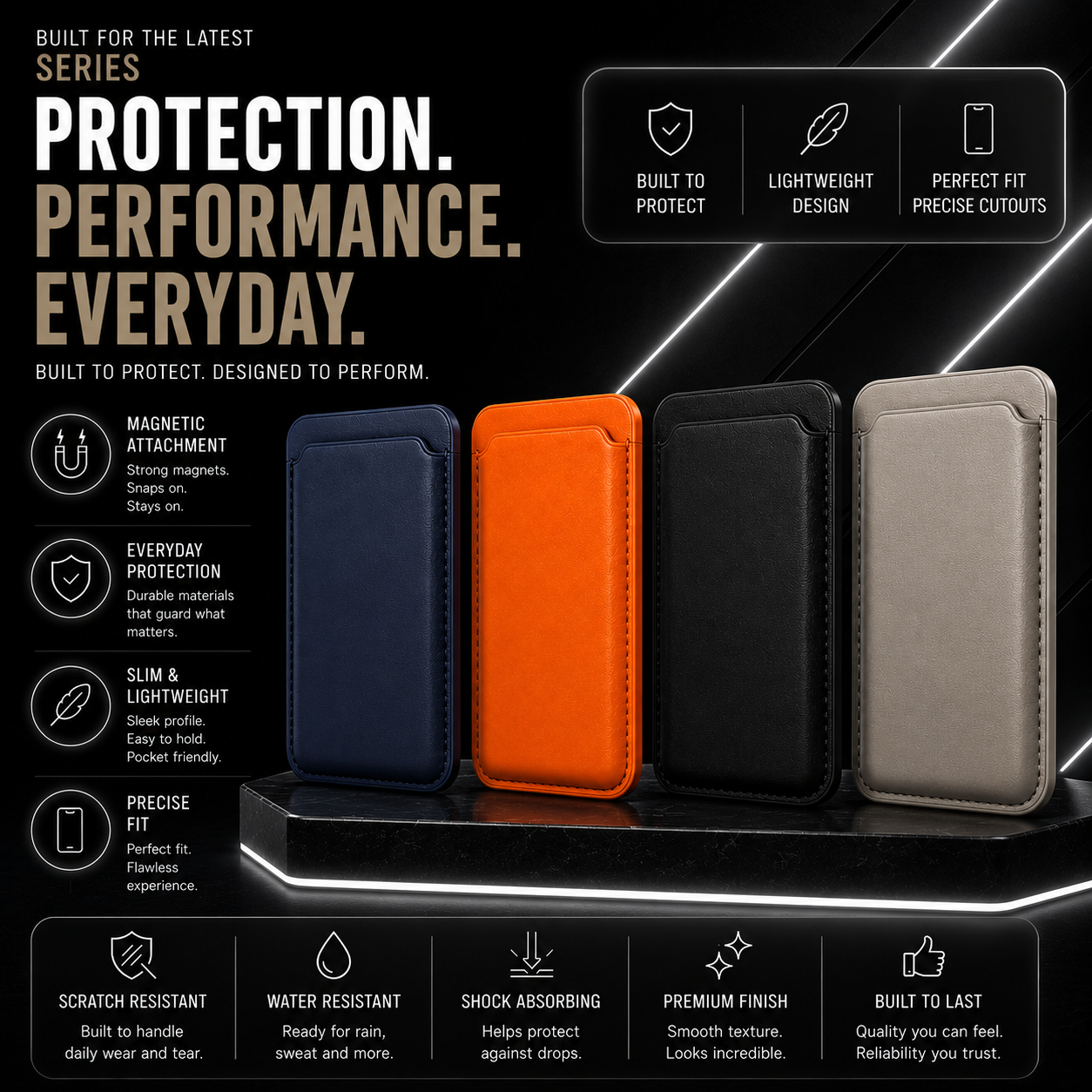 Premium Magnetic Wallet
