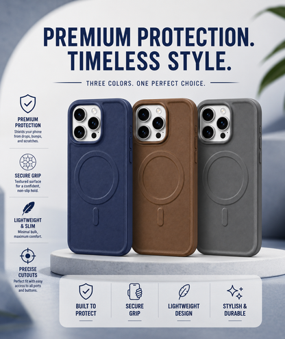 Luxe Magnetic Case Compatible with iPhone